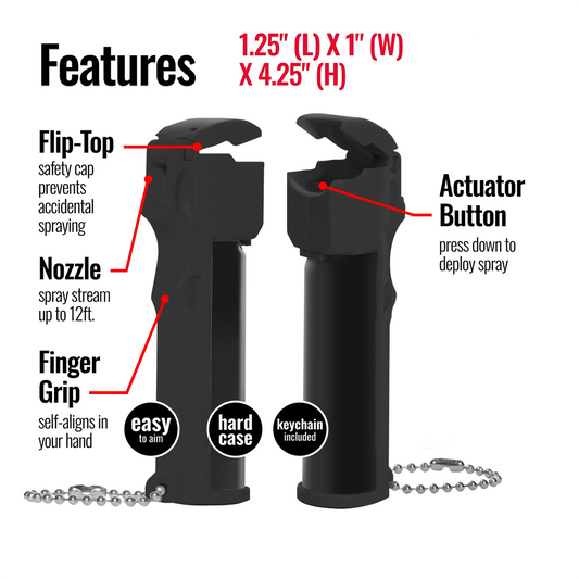 OEM OC Pepper Spray Personal Self Defense ANGLE GUARDIAN